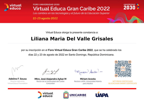 Foro Virtual Educa Gran Caribe 2022: Innovación y Futuro de la Educación Superior