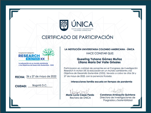 Research in Action XX: Educación y ODS