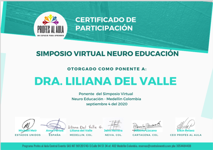 Simposio Virtual Neuro Educación